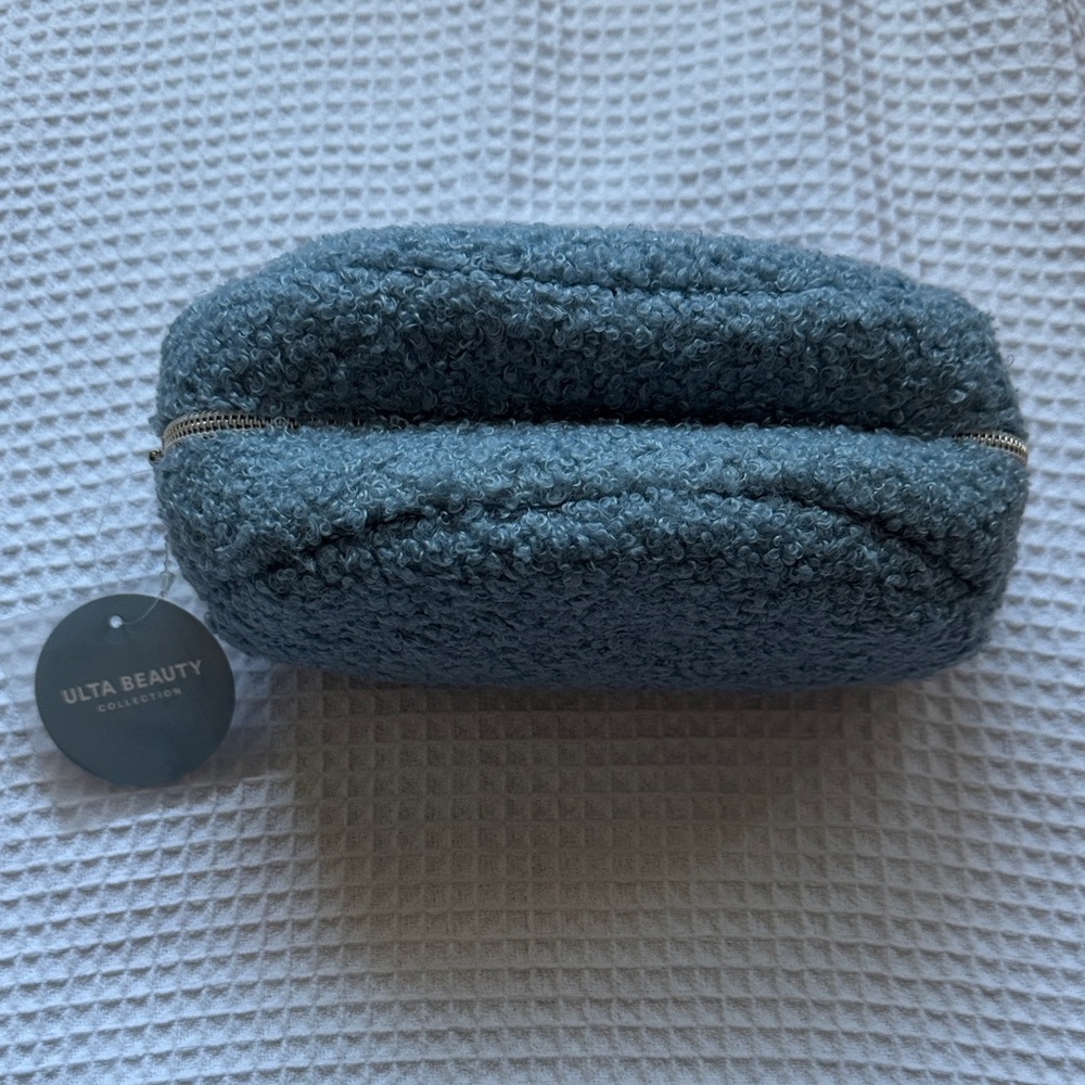 Ulta Beauty High Pile Blue Makeup Bag